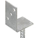 Ancore de gard, 12 buc., argintiu, 8x6x30 cm, oțel galvanizat - WALTI WALTI