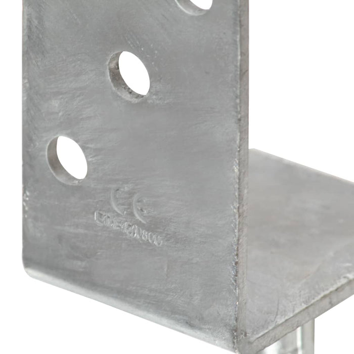 Ancore de gard, 12 buc., argintiu, 8x6x30 cm, oțel galvanizat - WALTI WALTI