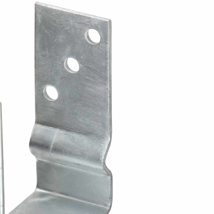 Ancore de gard, 6 buc., argintiu, 7x6x15 cm, oțel galvanizat WALTI