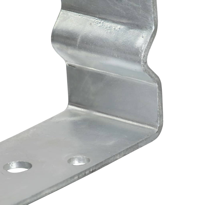 Ancore de gard, 6 buc., argintiu, 7x6x15 cm, oțel galvanizat WALTI