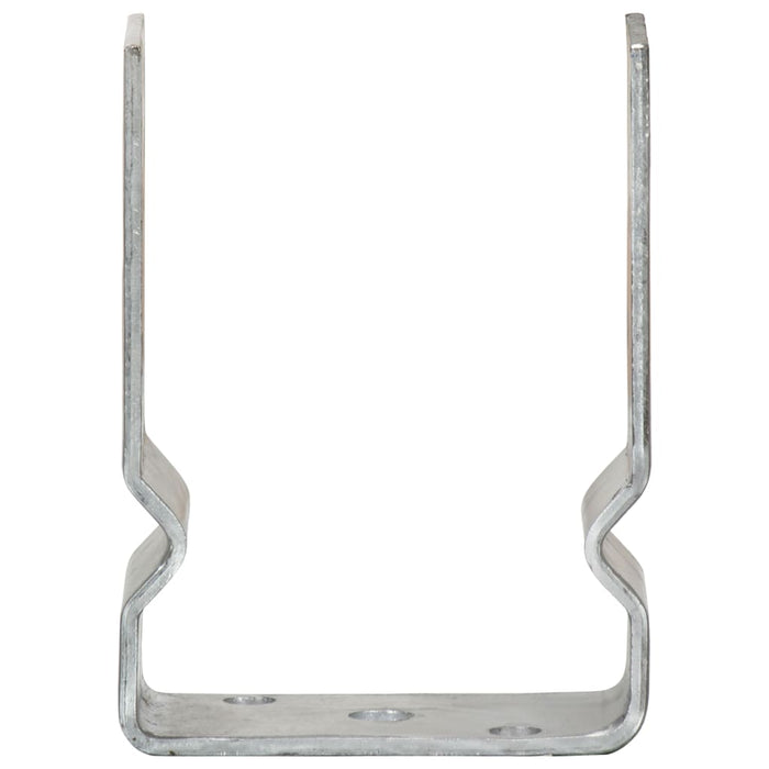 Ancore de gard, 6 buc., argintiu, 10x6x15 cm, oțel galvanizat - WALTI WALTI