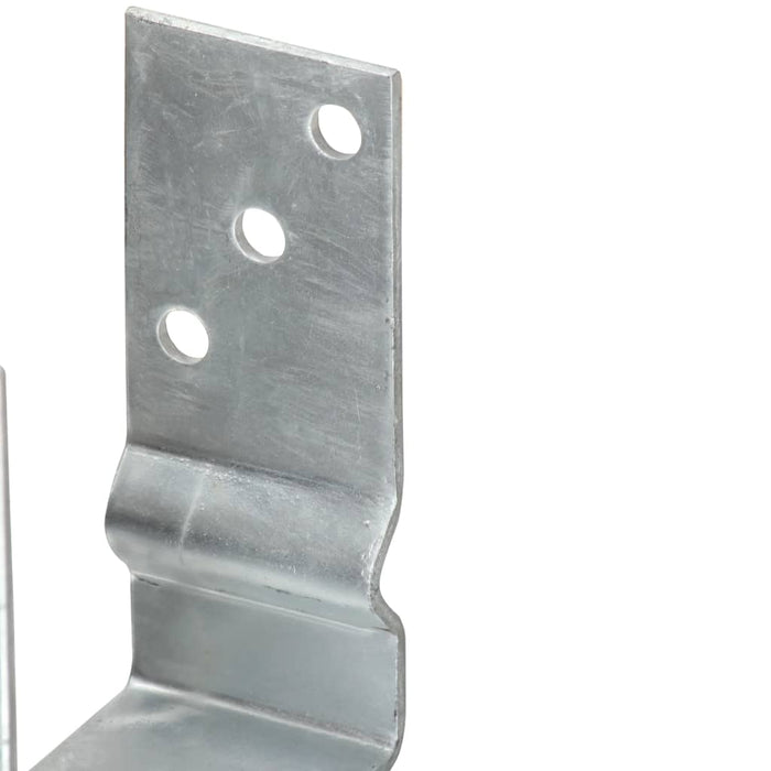 Ancore de gard, 6 buc., argintiu, 10x6x15 cm, oțel galvanizat - WALTI WALTI