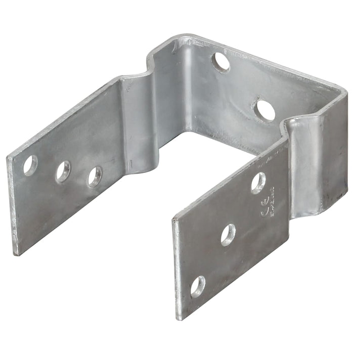 Ancore de gard, 12 buc., argintii, 10x6x15 cm, oțel galvanizat WALTI