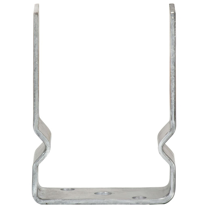 Ancore de gard, 12 buc., argintii, 10x6x15 cm, oțel galvanizat WALTI