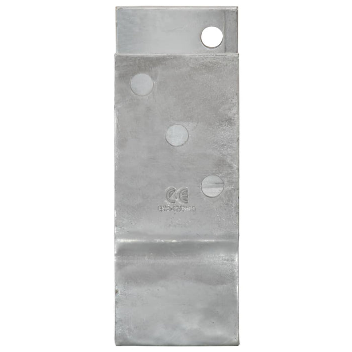 Ancore de gard, 12 buc., argintii, 10x6x15 cm, oțel galvanizat WALTI