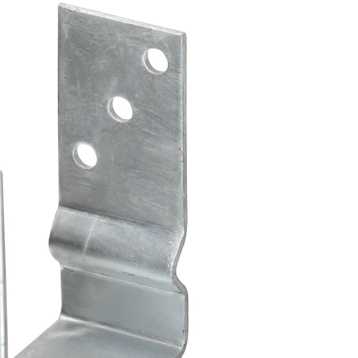 Ancore de gard, 12 buc., argintii, 10x6x15 cm, oțel galvanizat WALTI