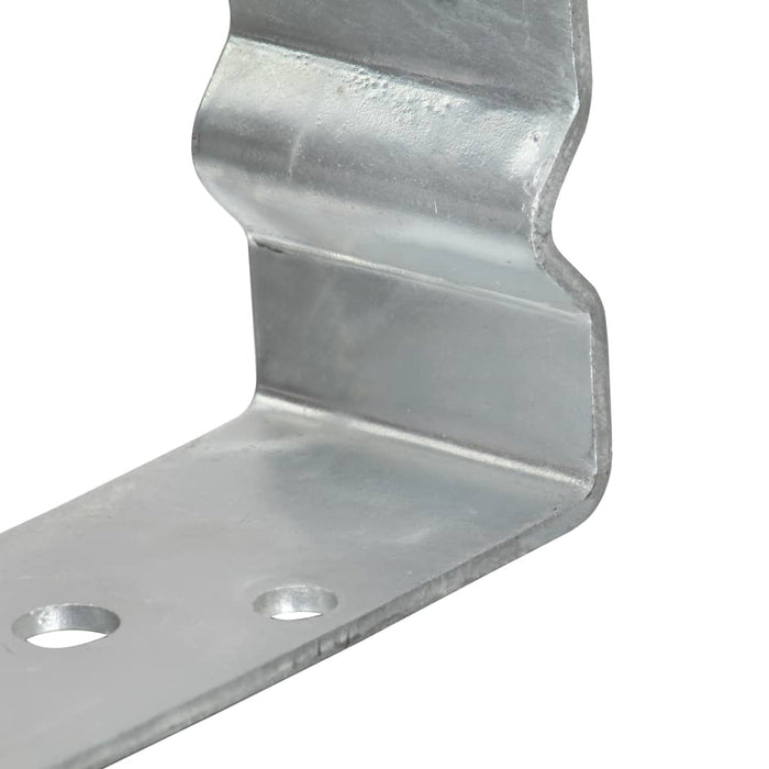 Ancore de gard, 12 buc., argintii, 10x6x15 cm, oțel galvanizat WALTI