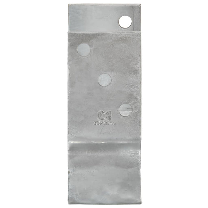 Ancore de gard, 2 buc., argintiu, 14x6x15 cm, oțel galvanizat WALTI