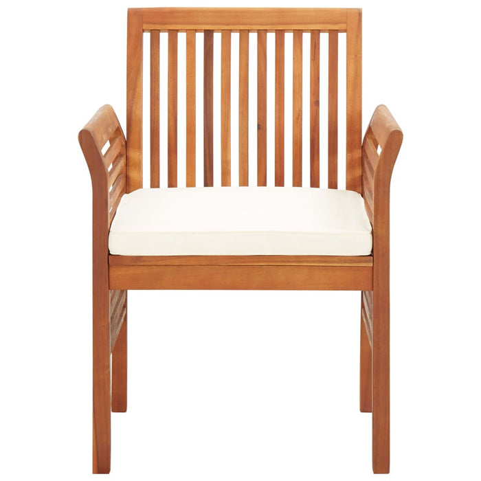 Set mobilier de exterior cu perne 3 piese, lemn masiv de acacia - WALTI WALTI