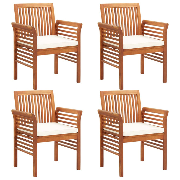 Set mobilier de exterior cu perne 5 piese lemn masiv de acacia WALTI
