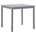 Set mobilier de grădină, 5 piese, gri, lemn masiv de acacia - WALTI WALTI