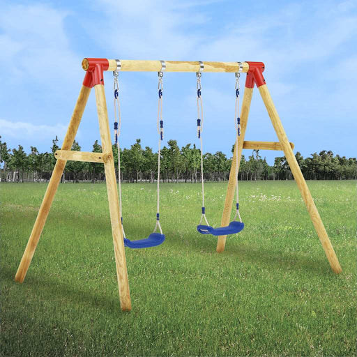 Set de leagăne, 230x130x166 cm, lemn de pin - WALTI WALTI