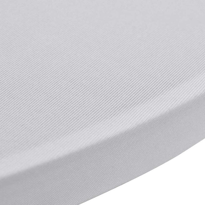Husă de masă cu picior Ø60 cm, 4 buc., alb, elastic - WALTI WALTI