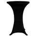 Husă de masă cu picior, Ø70 cm, 4 buc., negru, elastic - WALTI WALTI
