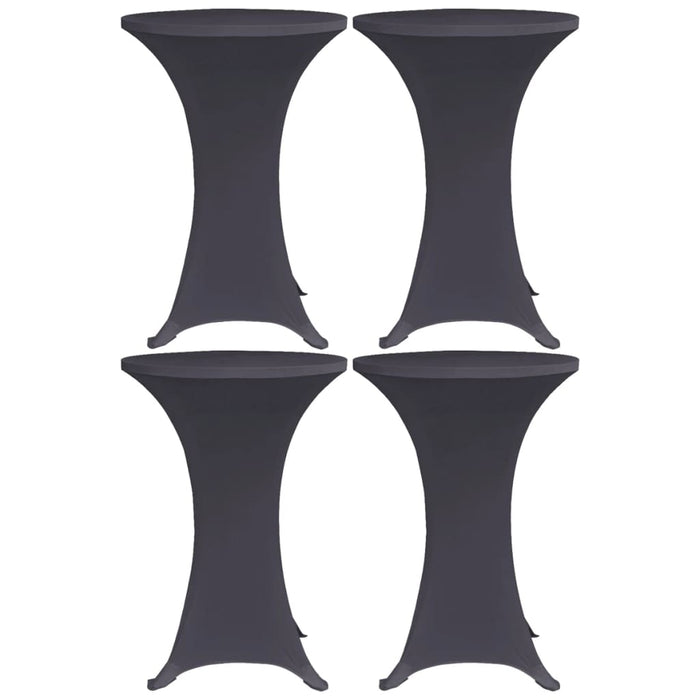 Husă de masă elastică, 4 buc., antracit, 70 cm - WALTI WALTI