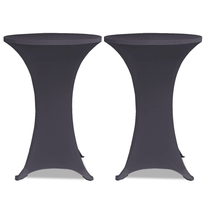 Husă de masă elastică, 4 buc., antracit, 70 cm - WALTI WALTI