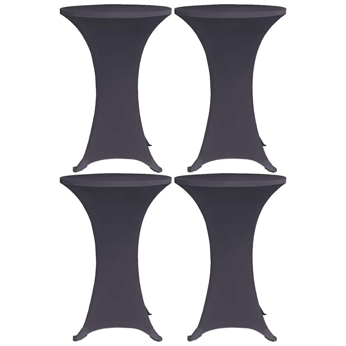 Husă elastică pentru masă, 4 buc., antracit, 80 cm - WALTI WALTI