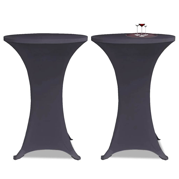 Husă elastică pentru masă, 4 buc., antracit, 80 cm - WALTI WALTI