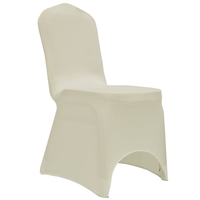 Huse elastice pentru scaun, 12 buc., crem - WALTI WALTI