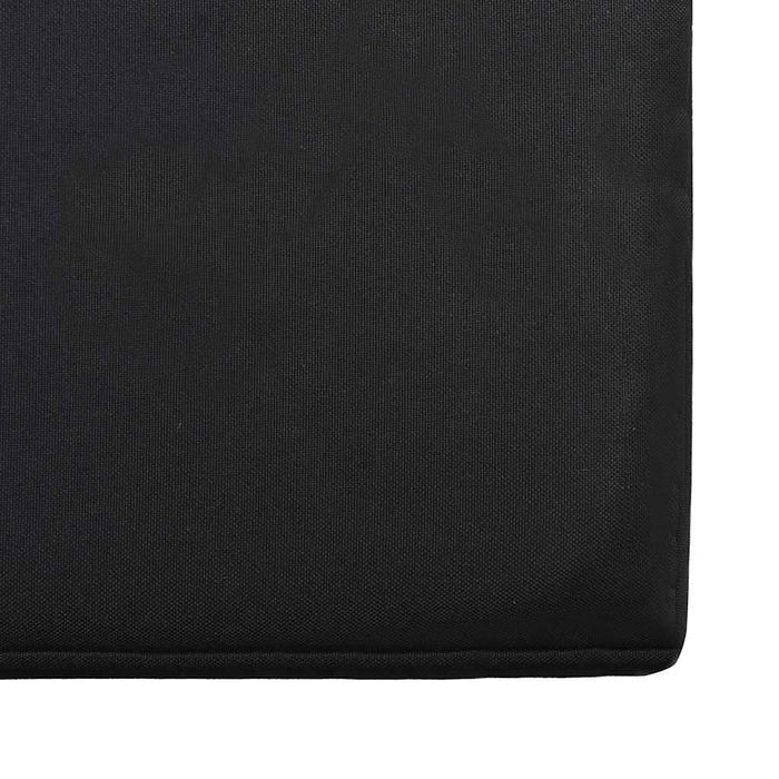 Set mobilier de grădină cu perne, 4 piese, negru, poliratan - WALTI WALTI