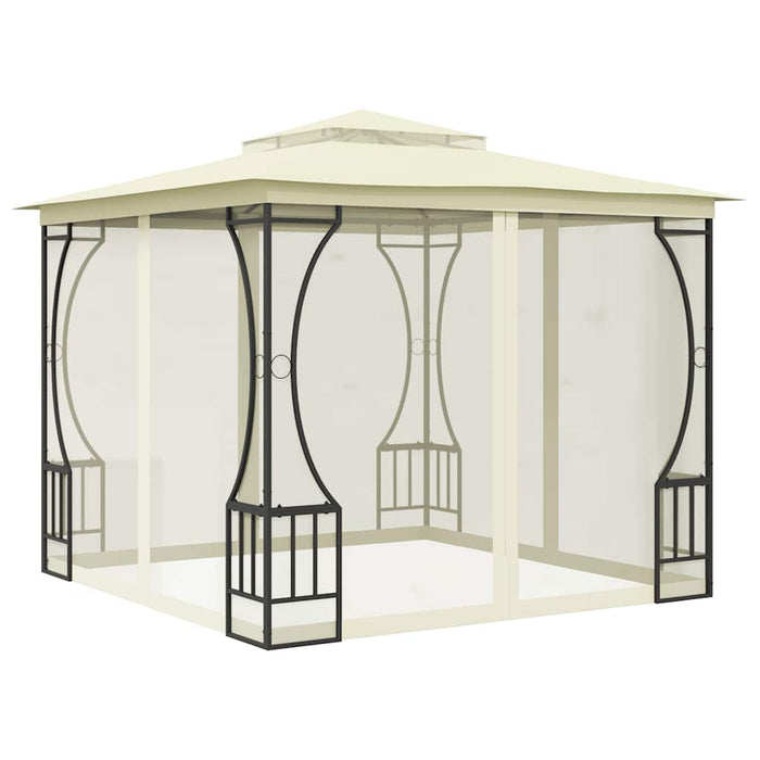 Pavilion cu plase, crem, 300 x 300 x 265 cm - WALTI WALTI