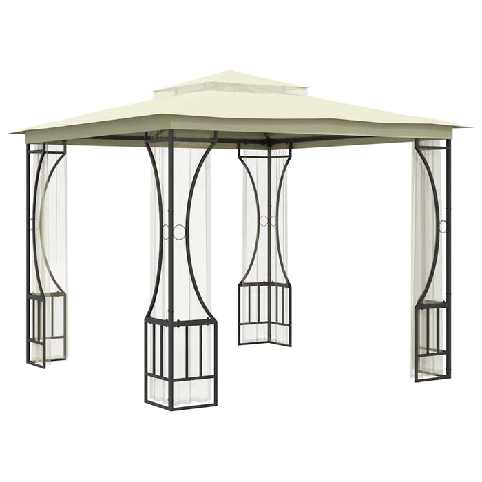 Pavilion cu plase, crem, 300 x 300 x 265 cm - WALTI WALTI