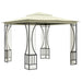 Pavilion cu plase, crem, 300 x 300 x 265 cm - WALTI WALTI