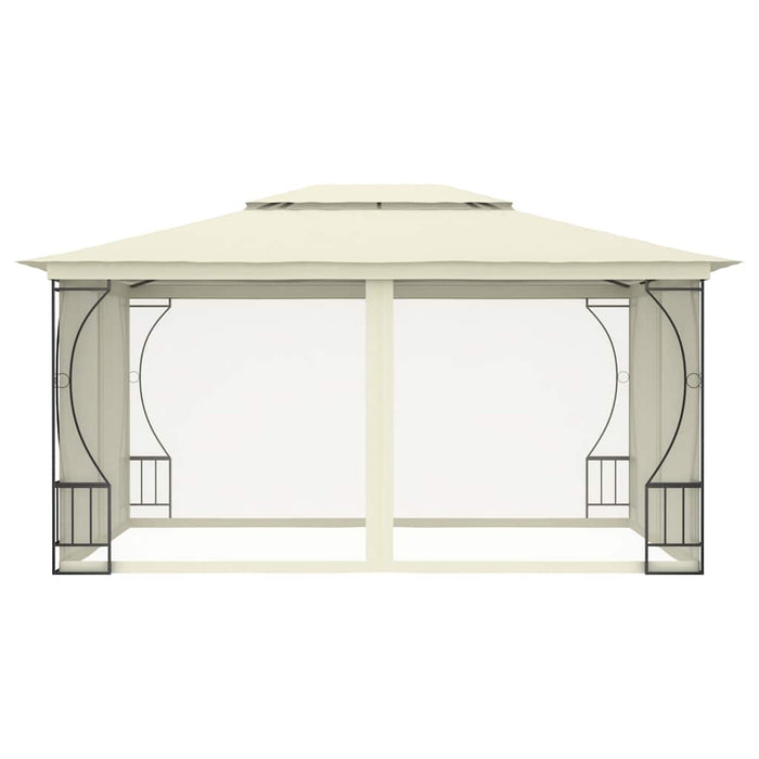 Pavilion cu plase, crem, 300 x 400 x 265 cm - WALTI WALTI