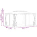 Pavilion cu plase, crem, 300 x 400 x 265 cm - WALTI WALTI