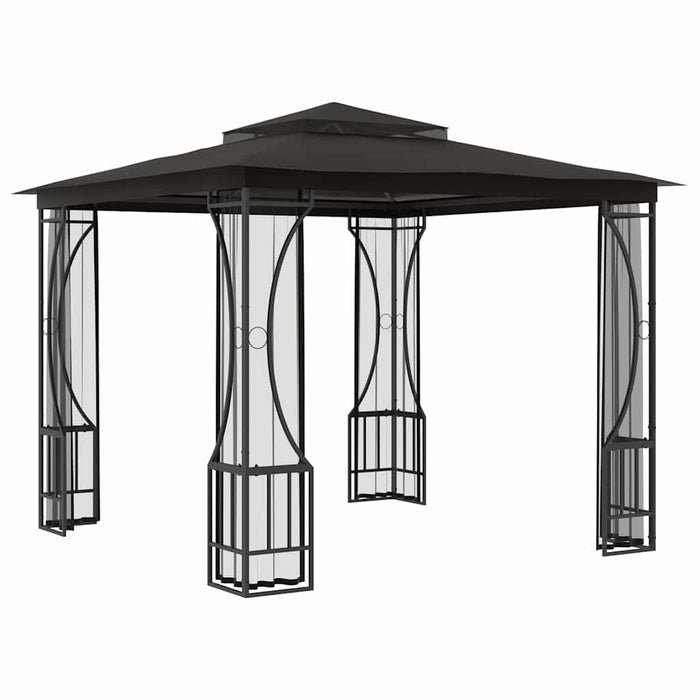 Pavilion cu plase, antracit, 300 x 300 x 265 cm - WALTI WALTI