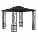 Pavilion cu plase, antracit, 300 x 300 x 265 cm - WALTI WALTI