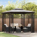Pavilion cu plase, antracit, 300 x 300 x 265 cm - WALTI WALTI