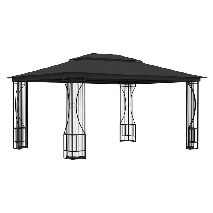 Pavilion cu plase, antracit, 300 x 400 x 265 cm - WALTI WALTI