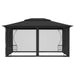 Pavilion cu plase, antracit, 300 x 400 x 265 cm - WALTI WALTI