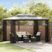 Pavilion cu plase, antracit, 300 x 400 x 265 cm - WALTI WALTI