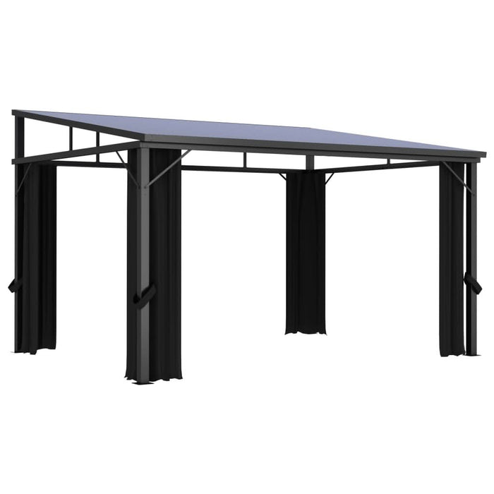 Pavilion cu perdele, antracit, 405 x 294 x 244 cm - WALTI WALTI