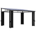 Pavilion cu perdele, antracit, 405 x 294 x 244 cm - WALTI WALTI