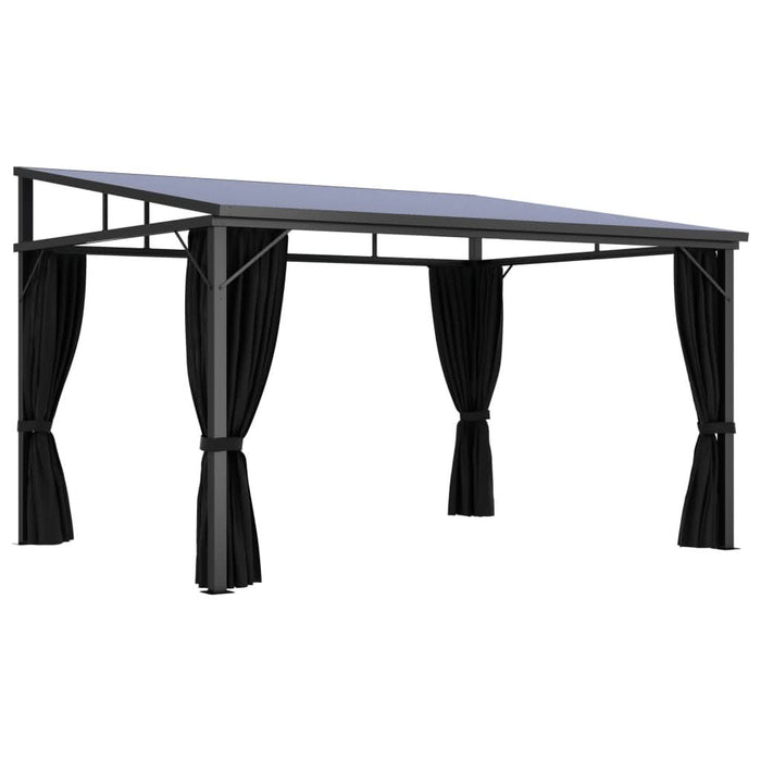 Pavilion cu perdele, antracit, 405 x 294 x 244 cm - WALTI WALTI