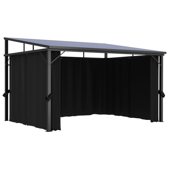 Pavilion cu perdele, antracit, 405 x 294 x 244 cm - WALTI WALTI