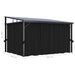 Pavilion cu perdele, antracit, 405 x 294 x 244 cm - WALTI WALTI