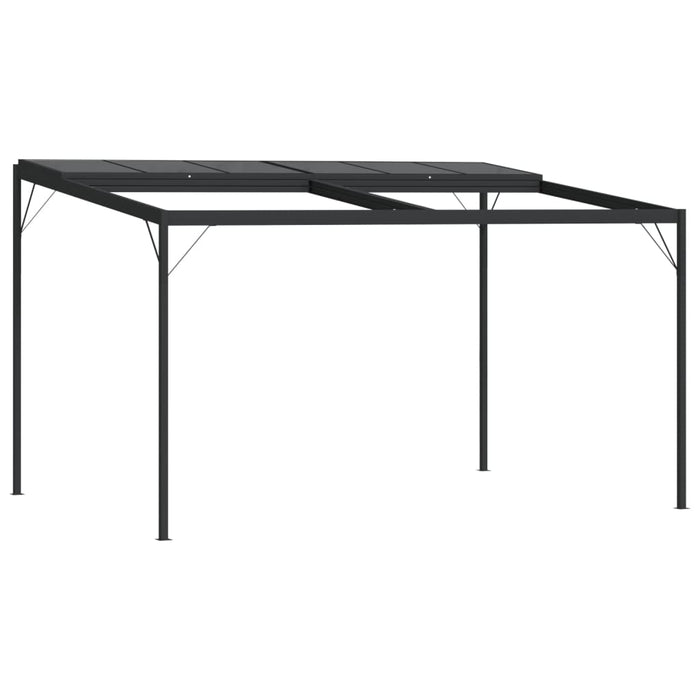 Pavilion cu acoperiș, antracit, 4x3x2,5 m, aluminiu și oțel - WALTI WALTI