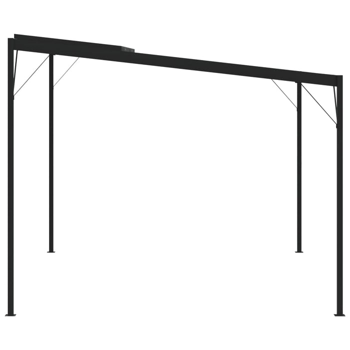 Pavilion cu acoperiș, antracit, 4x3x2,5 m, aluminiu și oțel - WALTI WALTI