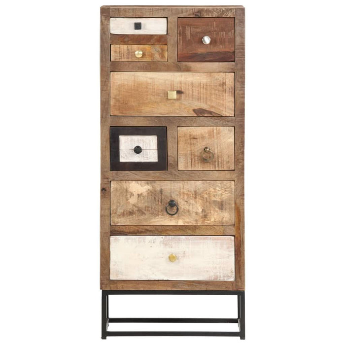 Dulap cu sertare, 45 x 30 x 105 cm, lemn masiv reciclat - WALTI WALTI