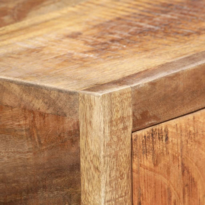 Masă consolă, auriu, 90 x 30 x 75 cm, lemn masiv reciclat - WALTI WALTI