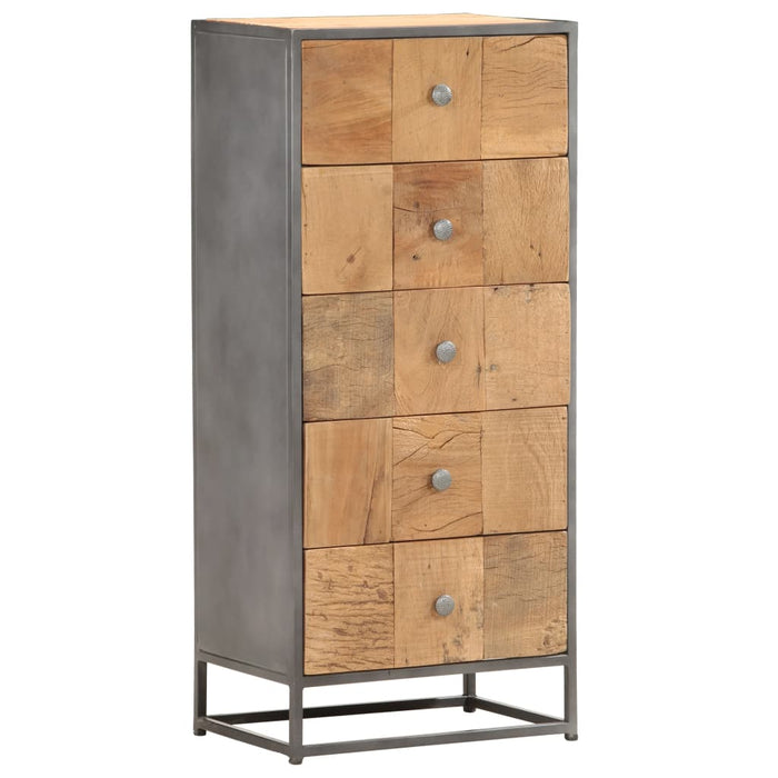 Dulap cu sertare, 45 x 30 x 100 cm, lemn masiv reciclat - WALTI WALTI