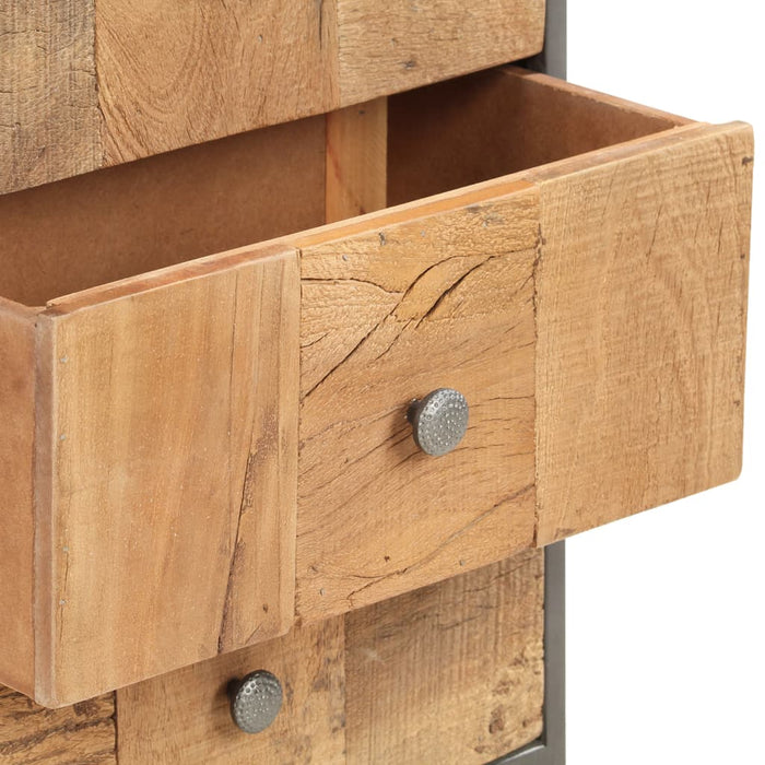 Dulap cu sertare, 45 x 30 x 100 cm, lemn masiv reciclat - WALTI WALTI