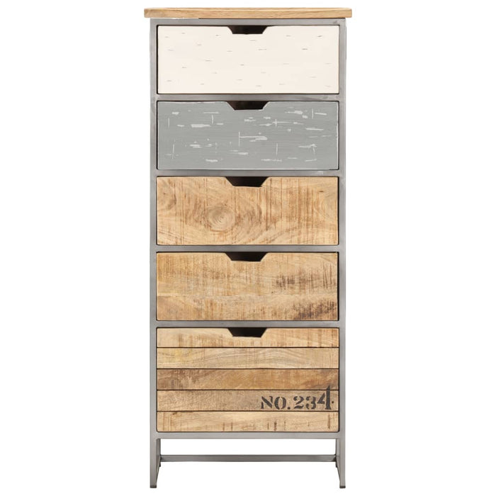 Dulap cu sertare, 45 x 30 x 105 cm, lemn masiv de mango - WALTI WALTI