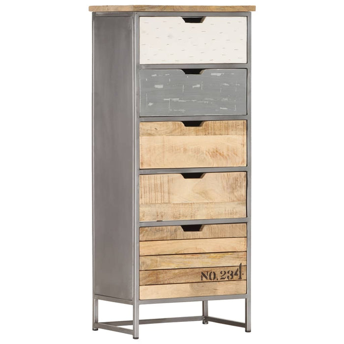 Dulap cu sertare, 45 x 30 x 105 cm, lemn masiv de mango - WALTI WALTI