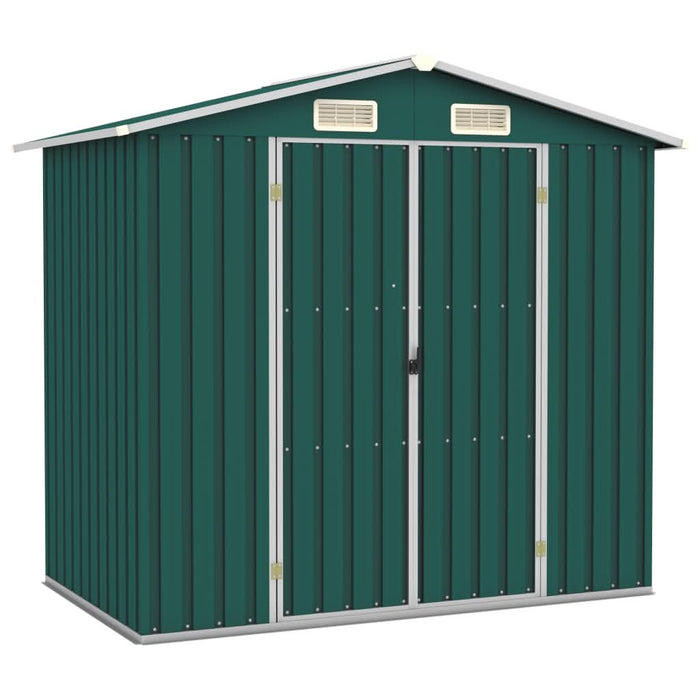 Șopron de grădină, verde, 205 x 129 x 183, oțel galvanizat - WALTI WALTI
