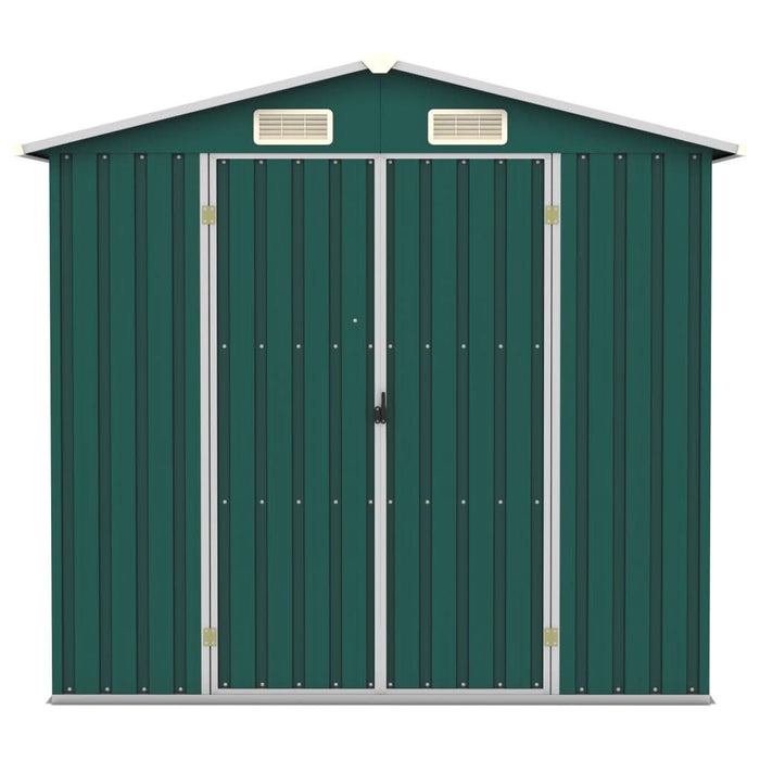 Șopron de grădină, verde, 205 x 129 x 183, oțel galvanizat - WALTI WALTI